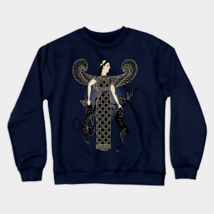 Artemis, Stag & Panther Crewneck Sweatshirt